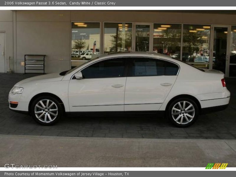 Candy White / Classic Grey 2006 Volkswagen Passat 3.6 Sedan