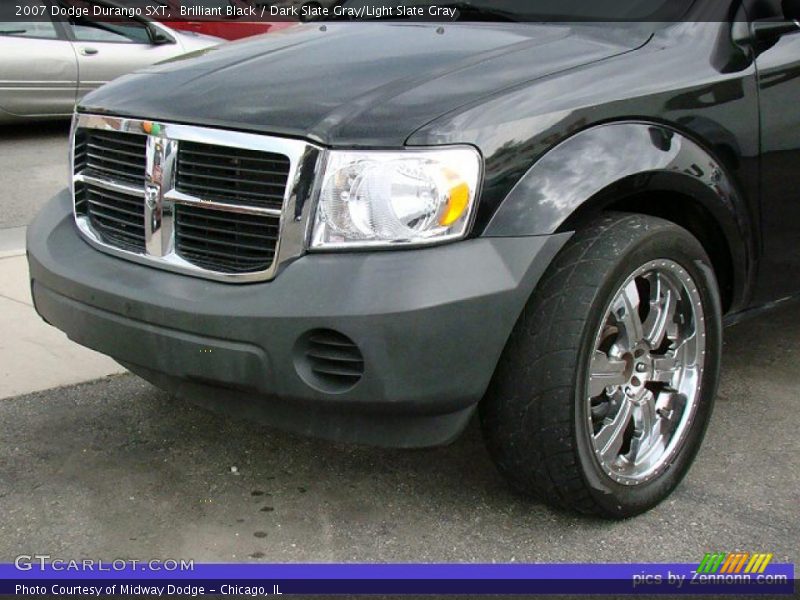 Brilliant Black / Dark Slate Gray/Light Slate Gray 2007 Dodge Durango SXT