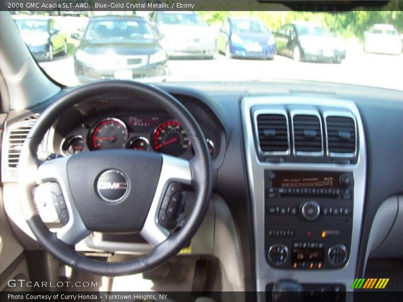 Blue-Gold Crystal Metallic / Ebony 2008 GMC Acadia SLT AWD