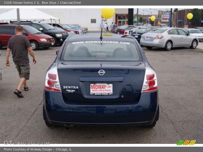 Blue Onyx / Charcoal/Steel 2008 Nissan Sentra 2.0