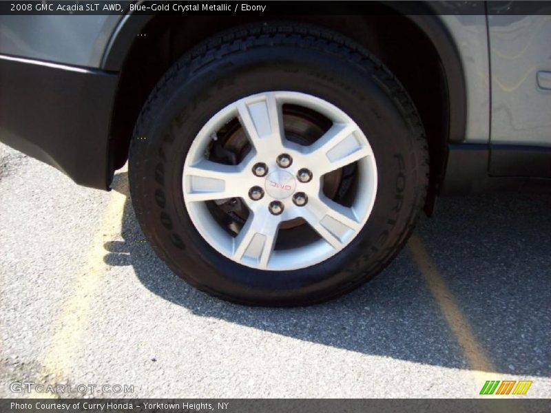 Blue-Gold Crystal Metallic / Ebony 2008 GMC Acadia SLT AWD