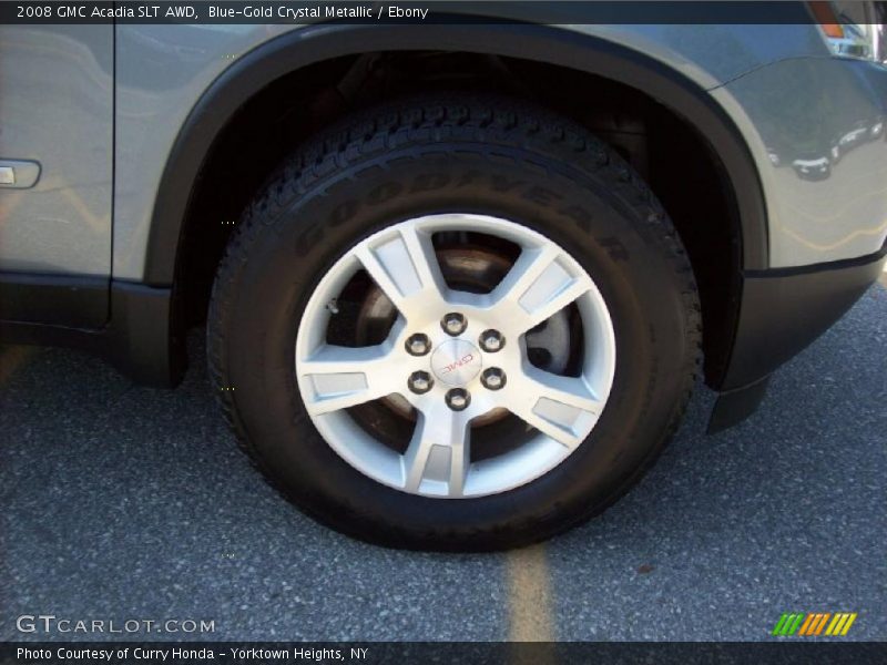 Blue-Gold Crystal Metallic / Ebony 2008 GMC Acadia SLT AWD