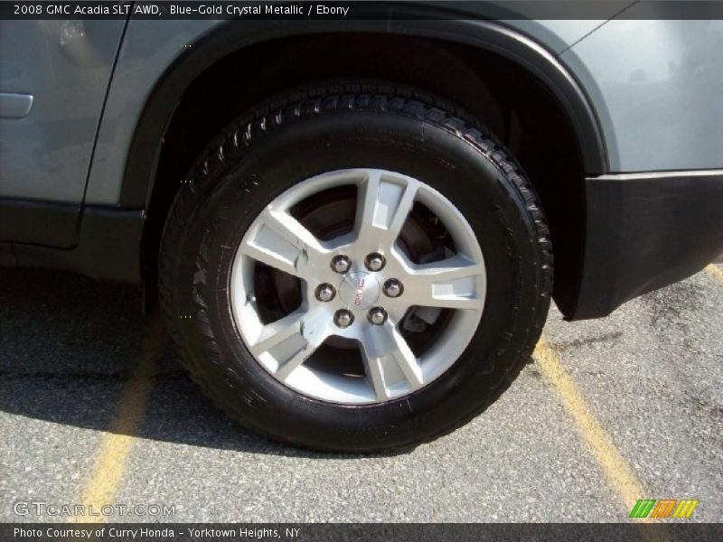 Blue-Gold Crystal Metallic / Ebony 2008 GMC Acadia SLT AWD