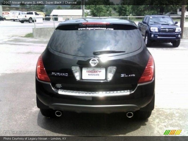 Super Black / Charcoal 2007 Nissan Murano SL AWD