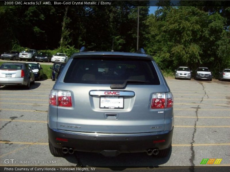 Blue-Gold Crystal Metallic / Ebony 2008 GMC Acadia SLT AWD