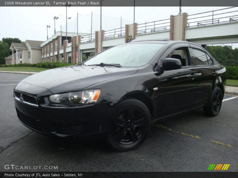Tarmac Black Pearl / Black 2008 Mitsubishi Lancer ES