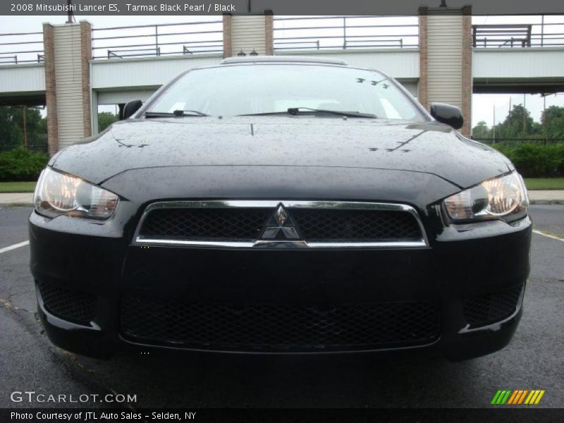 Tarmac Black Pearl / Black 2008 Mitsubishi Lancer ES