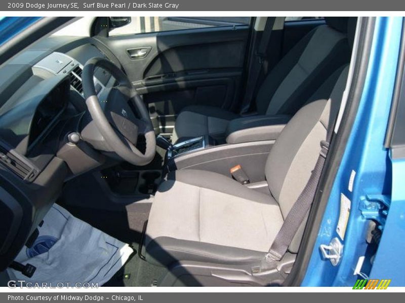 Surf Blue Pearl / Dark Slate Gray 2009 Dodge Journey SE