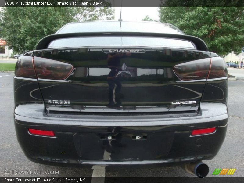 Tarmac Black Pearl / Black 2008 Mitsubishi Lancer ES