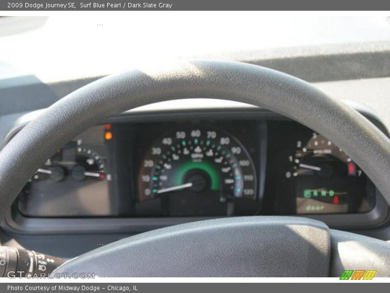 Surf Blue Pearl / Dark Slate Gray 2009 Dodge Journey SE