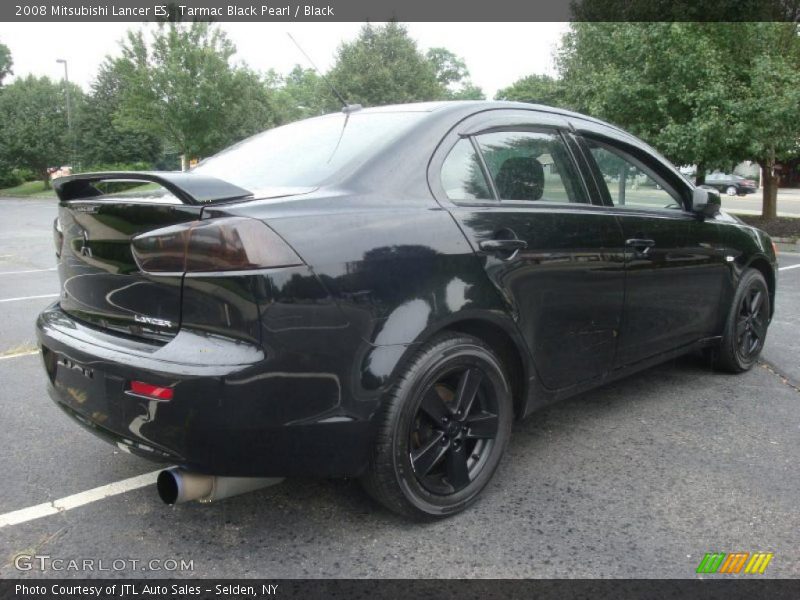 Tarmac Black Pearl / Black 2008 Mitsubishi Lancer ES