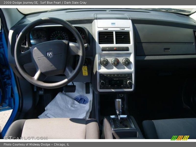 Surf Blue Pearl / Dark Slate Gray 2009 Dodge Journey SE