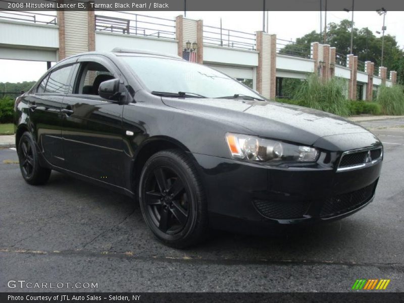 Tarmac Black Pearl / Black 2008 Mitsubishi Lancer ES