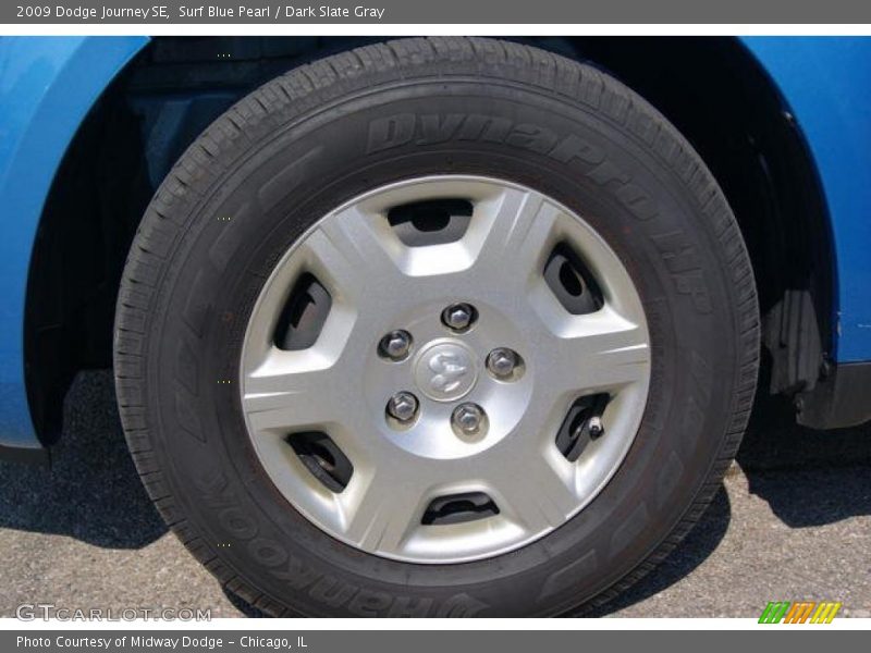 Surf Blue Pearl / Dark Slate Gray 2009 Dodge Journey SE
