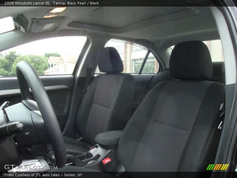 Tarmac Black Pearl / Black 2008 Mitsubishi Lancer ES