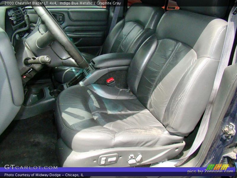Indigo Blue Metallic / Graphite Gray 2000 Chevrolet Blazer LT 4x4