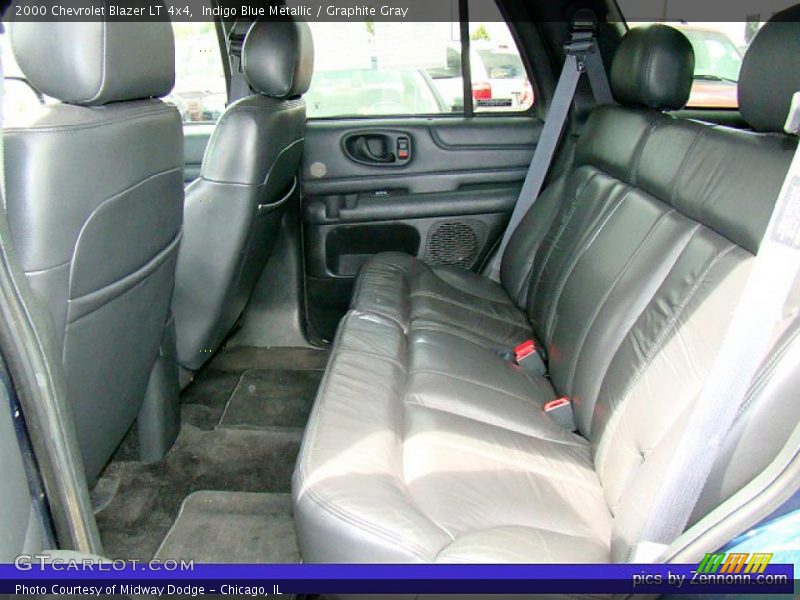 Indigo Blue Metallic / Graphite Gray 2000 Chevrolet Blazer LT 4x4