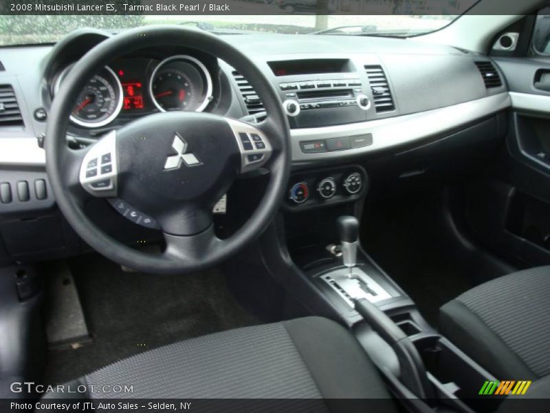 Tarmac Black Pearl / Black 2008 Mitsubishi Lancer ES
