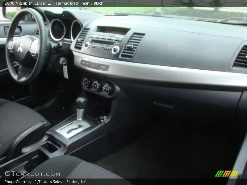 Tarmac Black Pearl / Black 2008 Mitsubishi Lancer ES