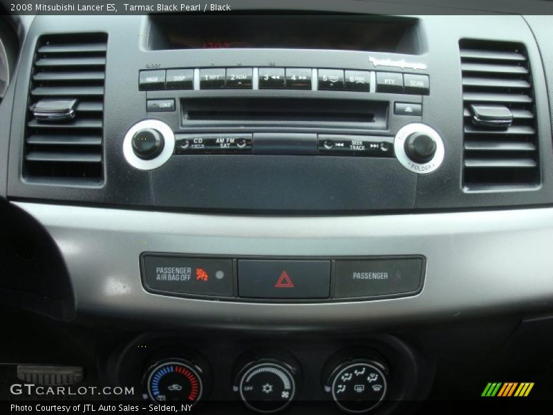 Tarmac Black Pearl / Black 2008 Mitsubishi Lancer ES
