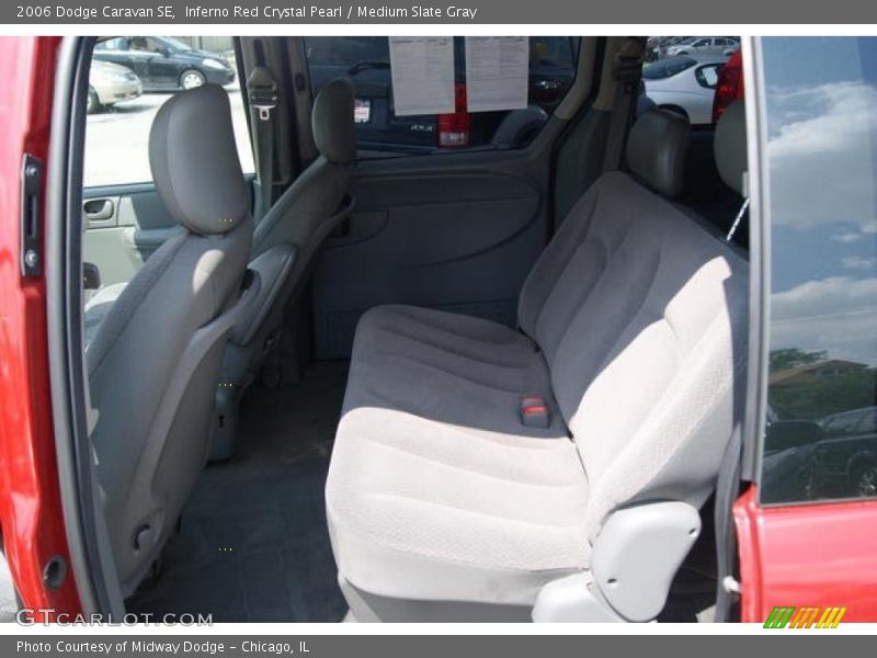 Inferno Red Crystal Pearl / Medium Slate Gray 2006 Dodge Caravan SE