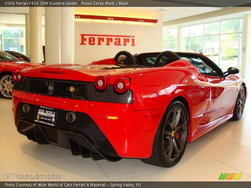 Rosso Corsa (Red) / Black 2009 Ferrari F430 16M Scuderia Spider
