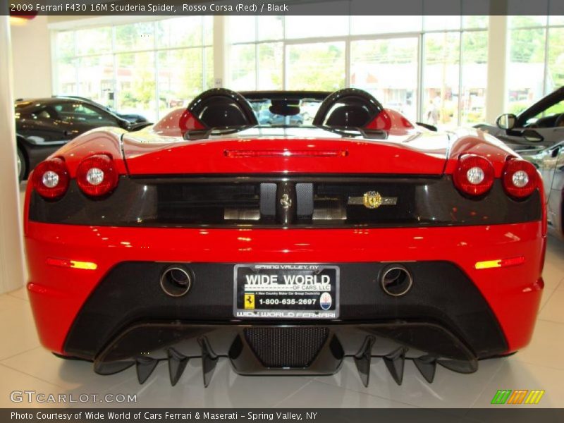 Rosso Corsa (Red) / Black 2009 Ferrari F430 16M Scuderia Spider