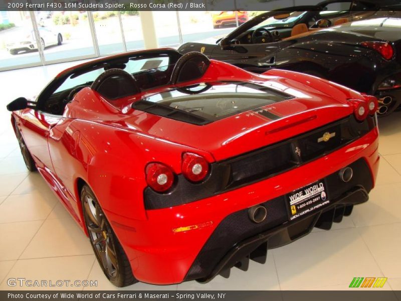 Rosso Corsa (Red) / Black 2009 Ferrari F430 16M Scuderia Spider