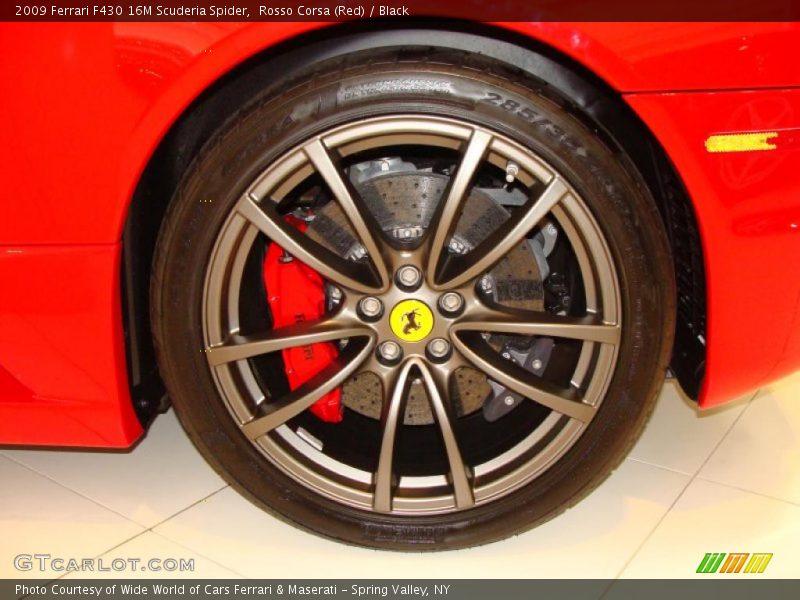 Rosso Corsa (Red) / Black 2009 Ferrari F430 16M Scuderia Spider