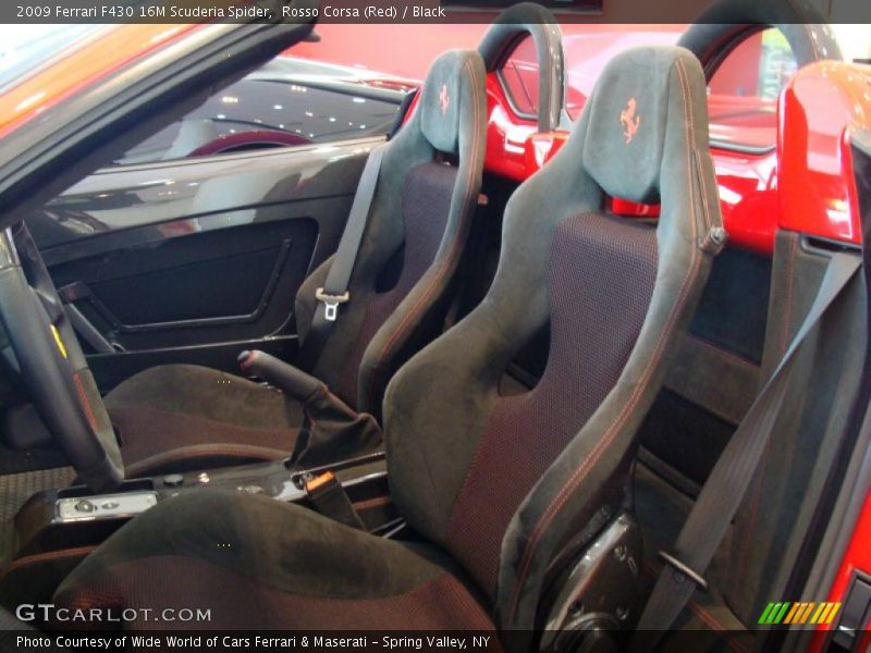 Rosso Corsa (Red) / Black 2009 Ferrari F430 16M Scuderia Spider
