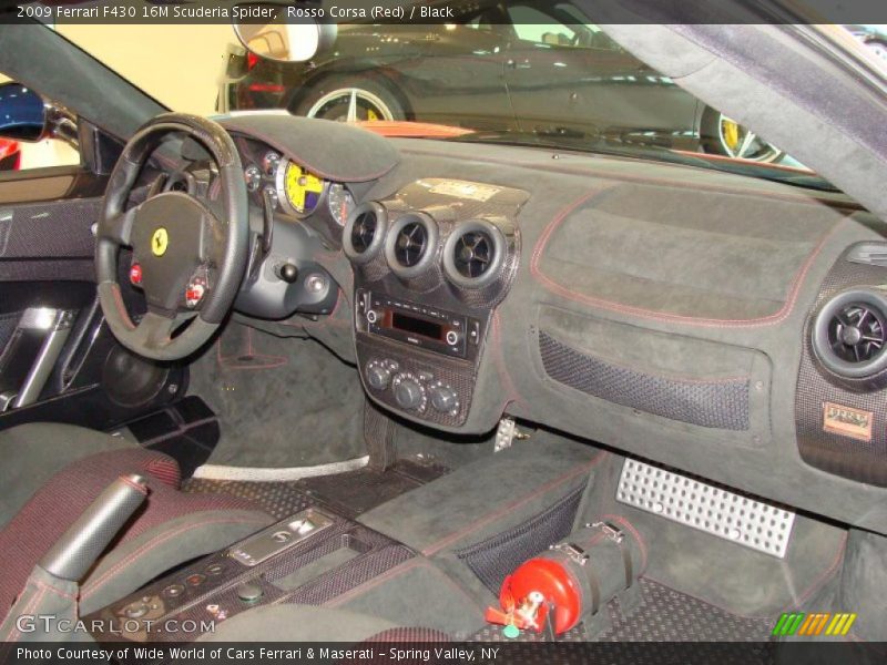 Rosso Corsa (Red) / Black 2009 Ferrari F430 16M Scuderia Spider