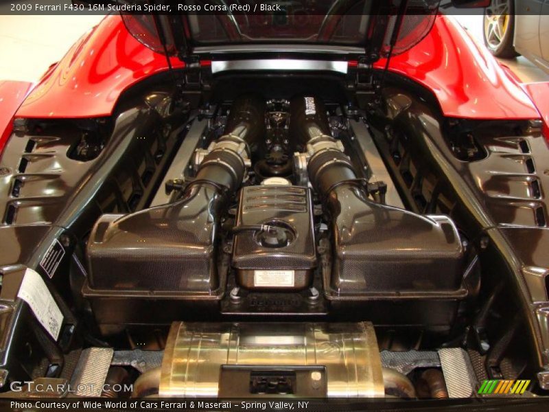Rosso Corsa (Red) / Black 2009 Ferrari F430 16M Scuderia Spider