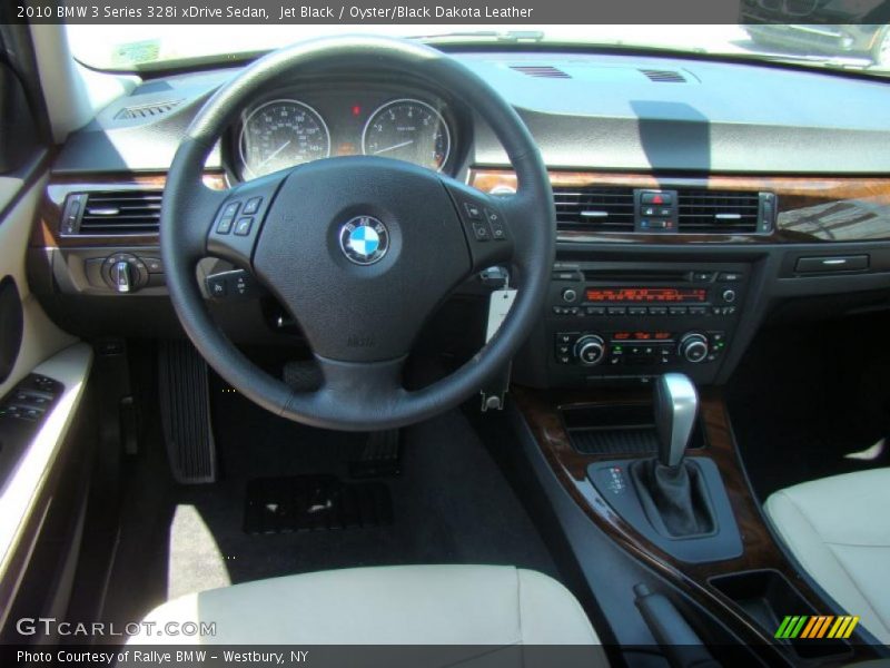 Jet Black / Oyster/Black Dakota Leather 2010 BMW 3 Series 328i xDrive Sedan