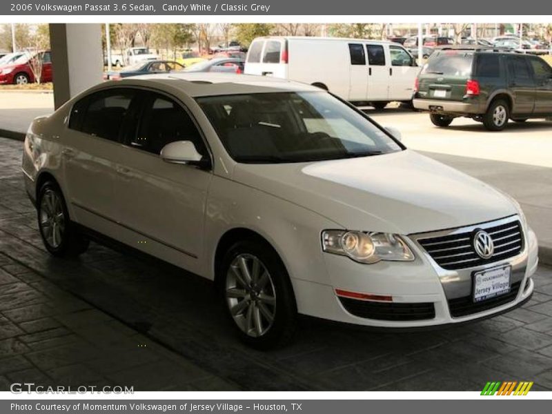 Candy White / Classic Grey 2006 Volkswagen Passat 3.6 Sedan