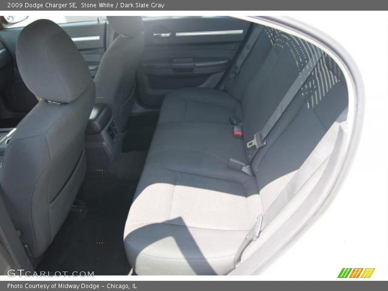 Stone White / Dark Slate Gray 2009 Dodge Charger SE