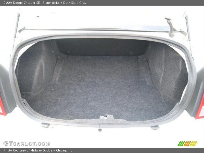Stone White / Dark Slate Gray 2009 Dodge Charger SE