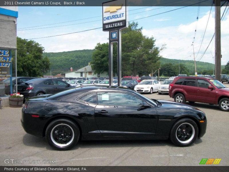Black / Black 2011 Chevrolet Camaro LS Coupe