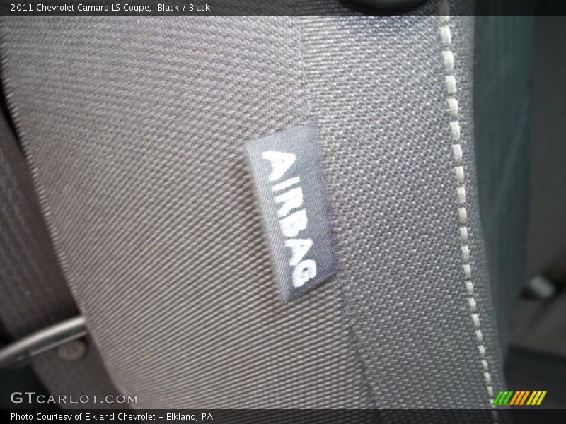 Black / Black 2011 Chevrolet Camaro LS Coupe