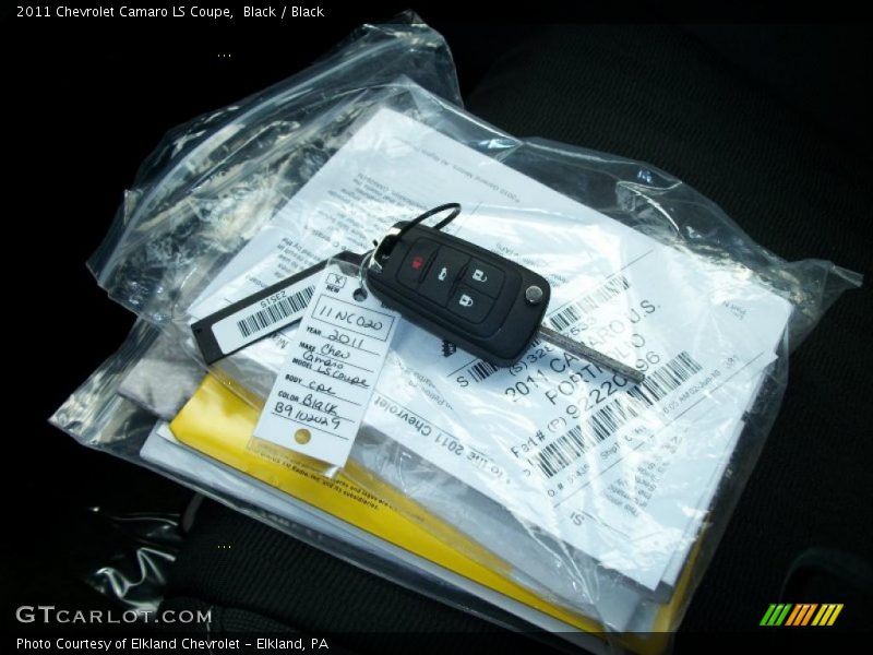 Black / Black 2011 Chevrolet Camaro LS Coupe
