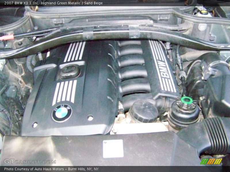 Highland Green Metallic / Sand Beige 2007 BMW X3 3.0si