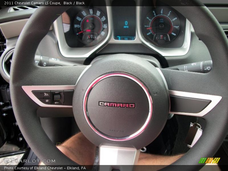 Black / Black 2011 Chevrolet Camaro LS Coupe