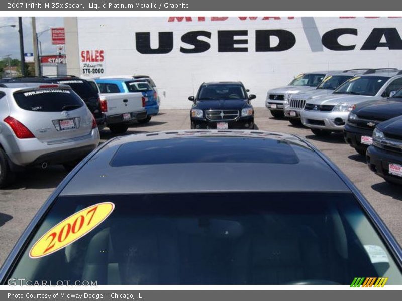 Liquid Platinum Metallic / Graphite 2007 Infiniti M 35x Sedan