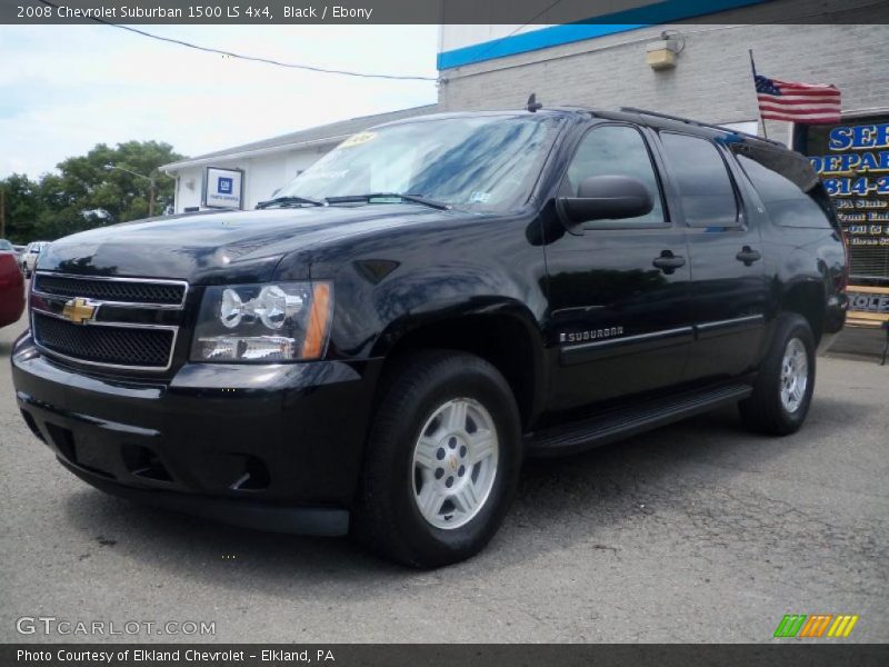 Black / Ebony 2008 Chevrolet Suburban 1500 LS 4x4