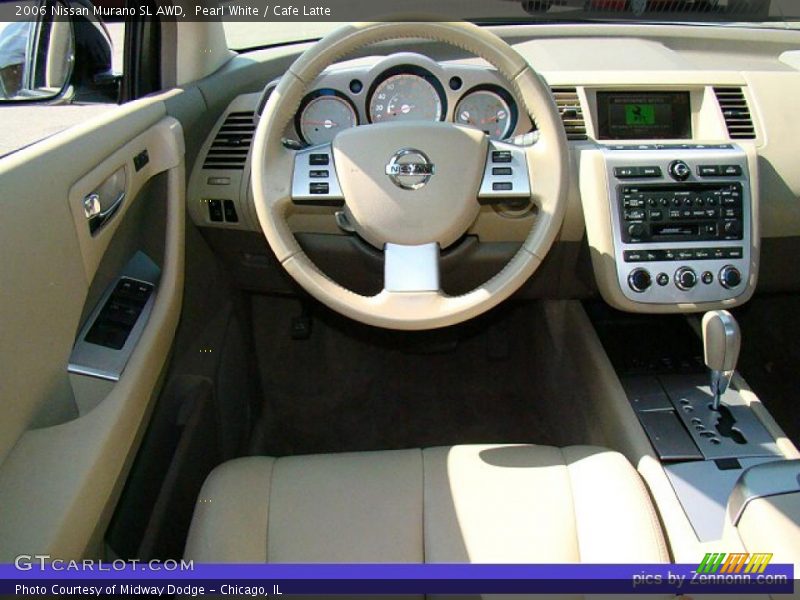 Pearl White / Cafe Latte 2006 Nissan Murano SL AWD
