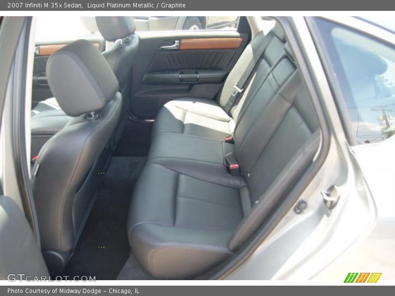 Liquid Platinum Metallic / Graphite 2007 Infiniti M 35x Sedan