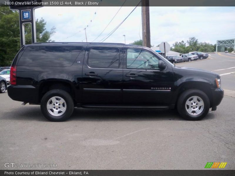 Black / Ebony 2008 Chevrolet Suburban 1500 LS 4x4