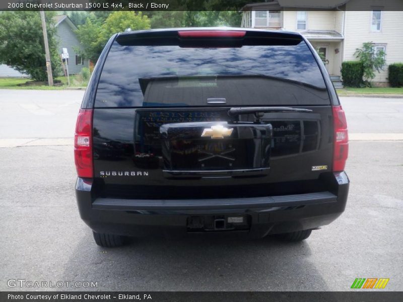 Black / Ebony 2008 Chevrolet Suburban 1500 LS 4x4