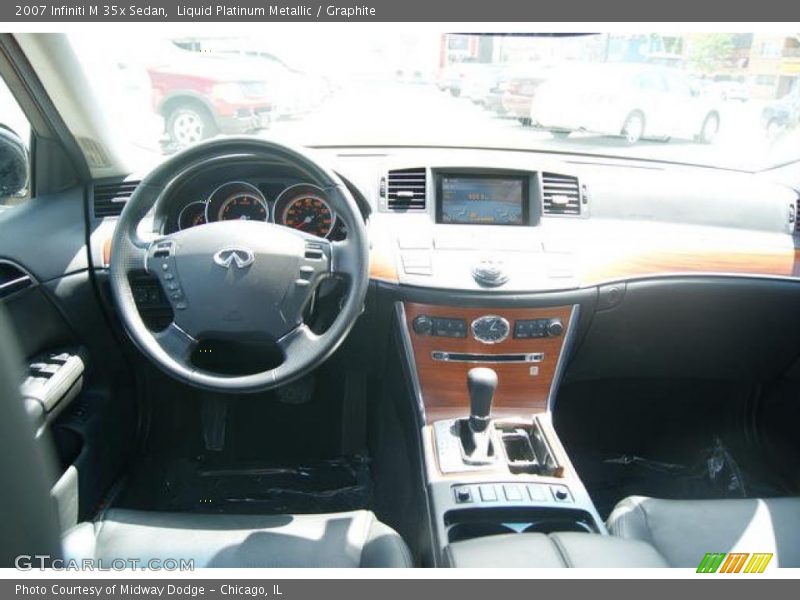 Liquid Platinum Metallic / Graphite 2007 Infiniti M 35x Sedan