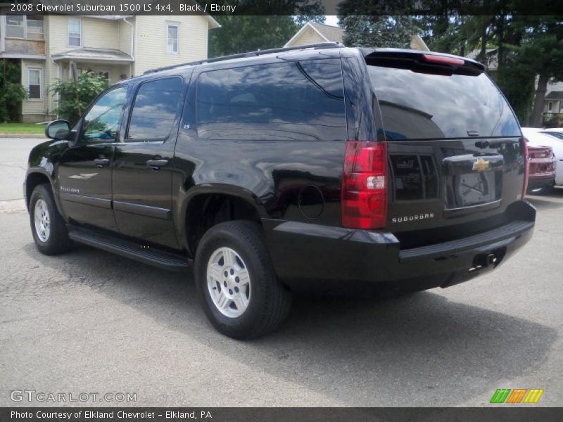 Black / Ebony 2008 Chevrolet Suburban 1500 LS 4x4