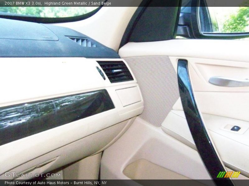 Highland Green Metallic / Sand Beige 2007 BMW X3 3.0si